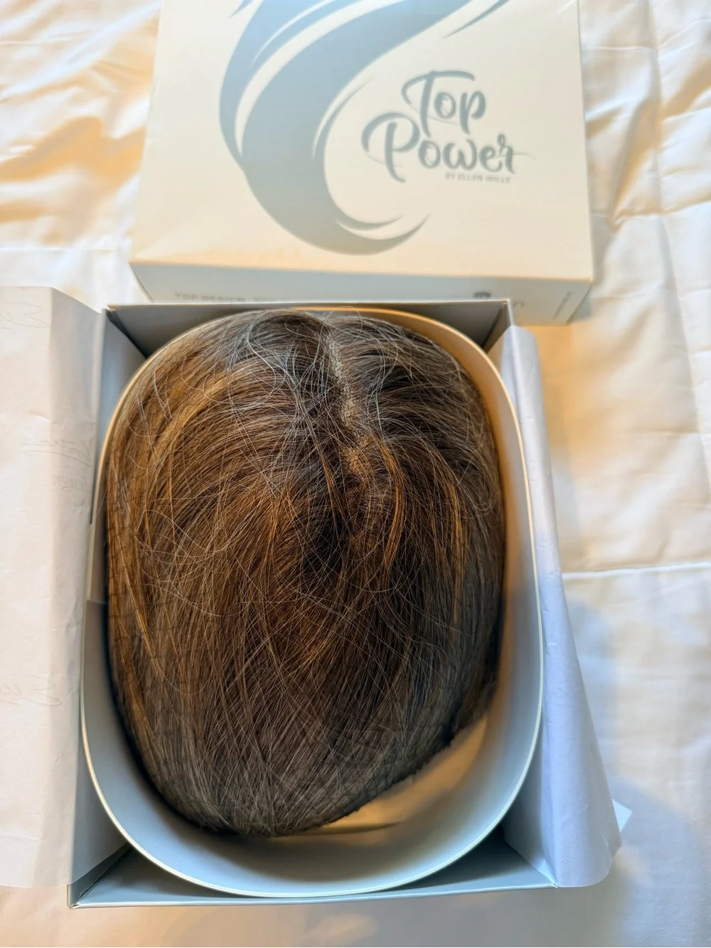 Ellen Wille Effect Hair Topper Bernstein Rooted Heat Friendly Synthetic NWT